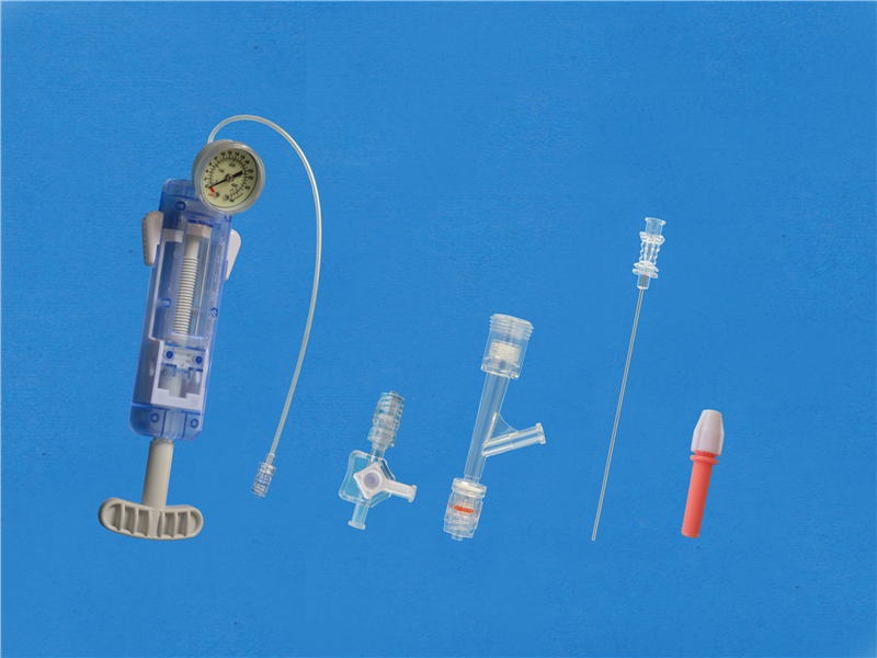 Disposable inflation device kits F type with P13 Y connector kits
