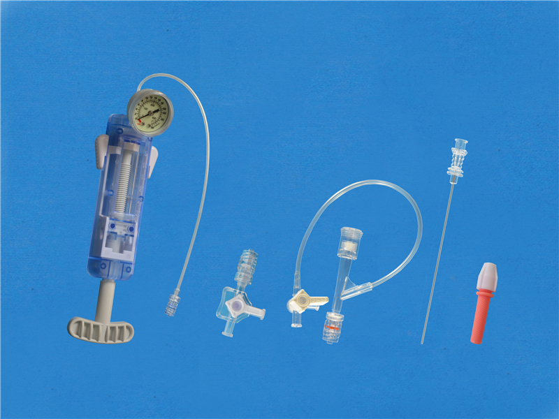 Disposable inflation device kits F type with P14 Y connector kits