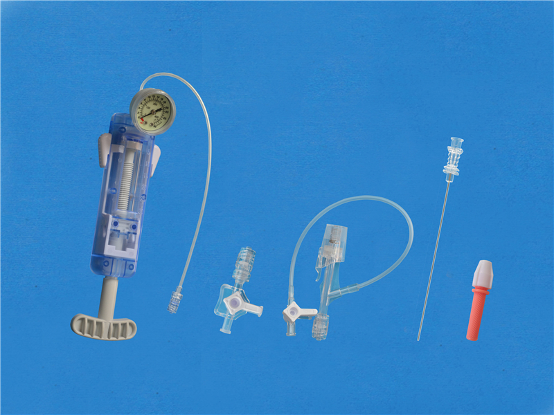 Disposable inflation device kits F type with C14 Y connector kits