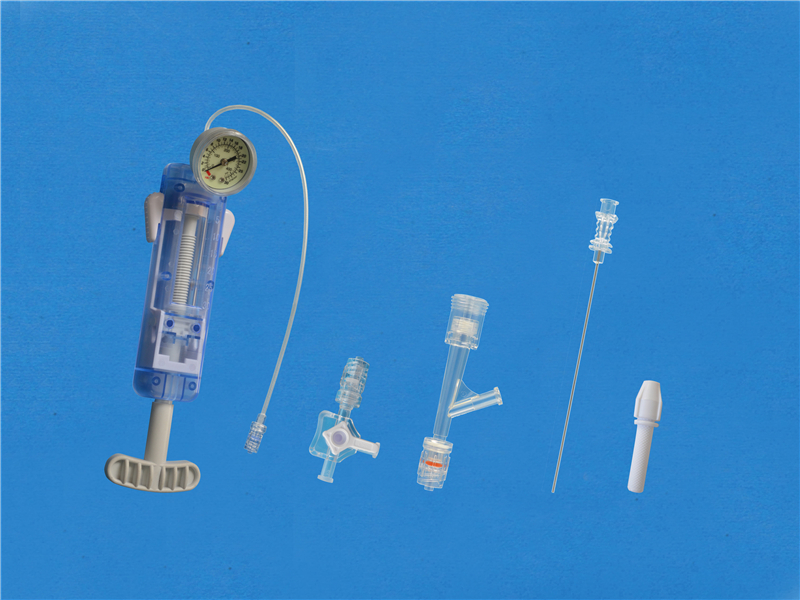 Disposable inflation device kits F type with P17 Y connector kits