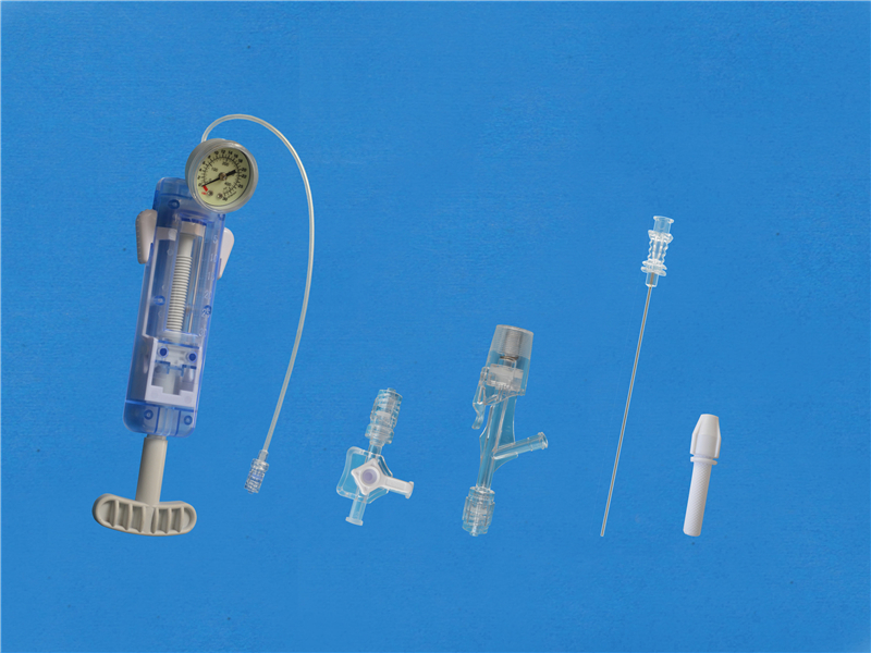 Disposable inflation device kits F type with C17 Y connector kits
