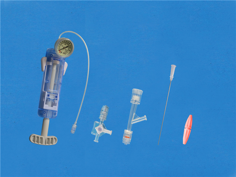 Disposable inflation device kits F type with P23 Y connector kits