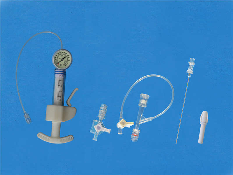 Disposable inflation device kits J type with P18 Y connector kits
