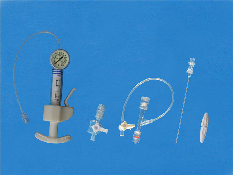Disposable inflation device kits J type with P26 Y connector kits