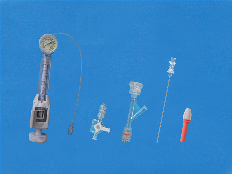 Disposable inflation device kits S type, 30ml 30atm, with S13 Y connector kits
