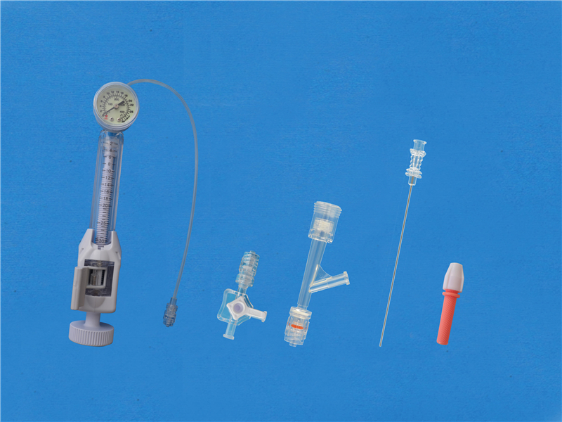 Disposable inflation device kits S type, 30ml 30atm, with P13 Y connector kits