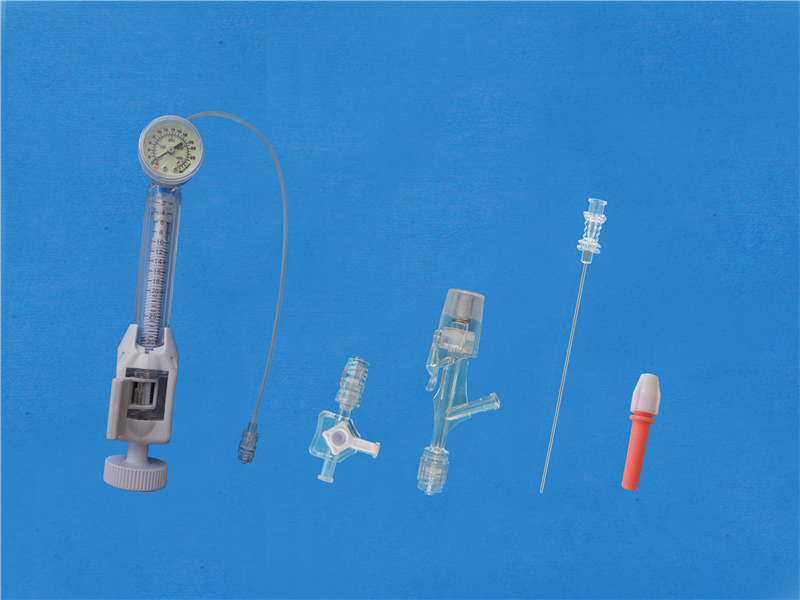 Disposable inflation device kits S type, 30ml 30atm, with C13 Y connector kits