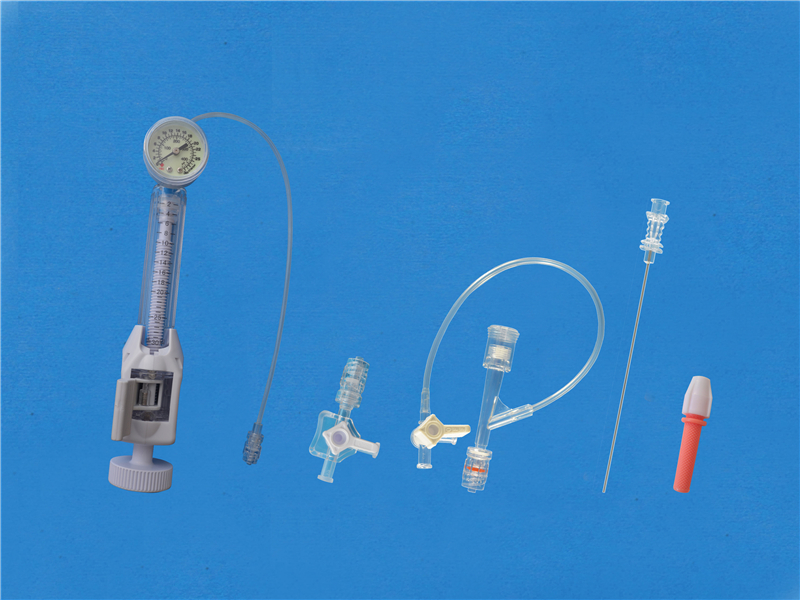 Disposable inflation device kits S type, 30ml 30atm, with P14 Y connector kits