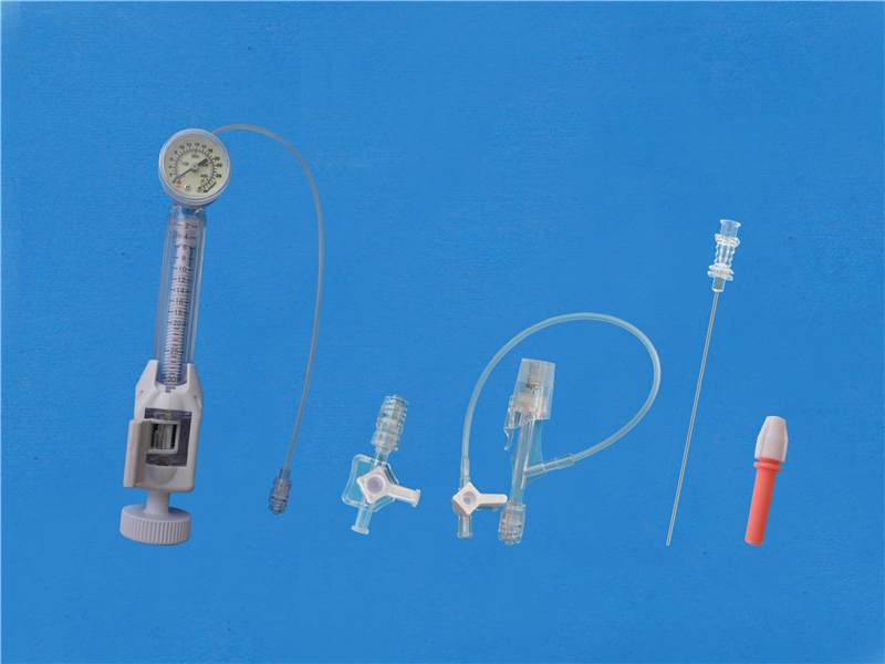 Disposable inflation device kits S type, 30ml 30atm, with C14 Y connector kits