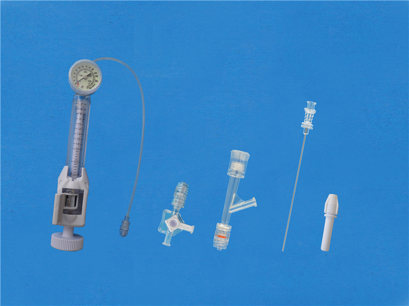 Disposable inflation device kits S type, 30ml 30atm, with P17 Y connector kits