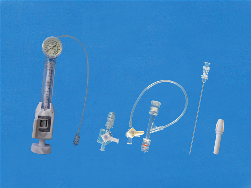 Disposable inflation device kits S type, 30ml 30atm, with P18 Y connector kits