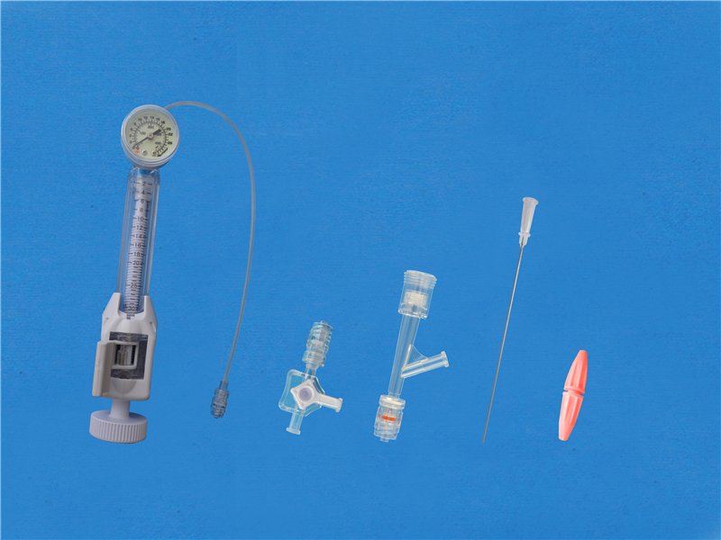 Disposable inflation device kits S type, 30ml 30atm, with P23 Y connector kits