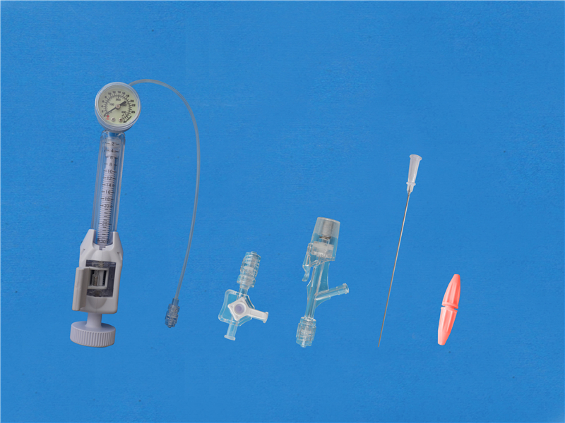 Disposable inflation device kits S type, 30ml 30atm, with C23 Y connector kits