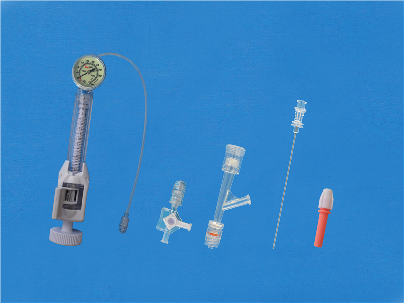 Disposable inflation device kits S type, 30ml 40atm, with P13 Y connector kits