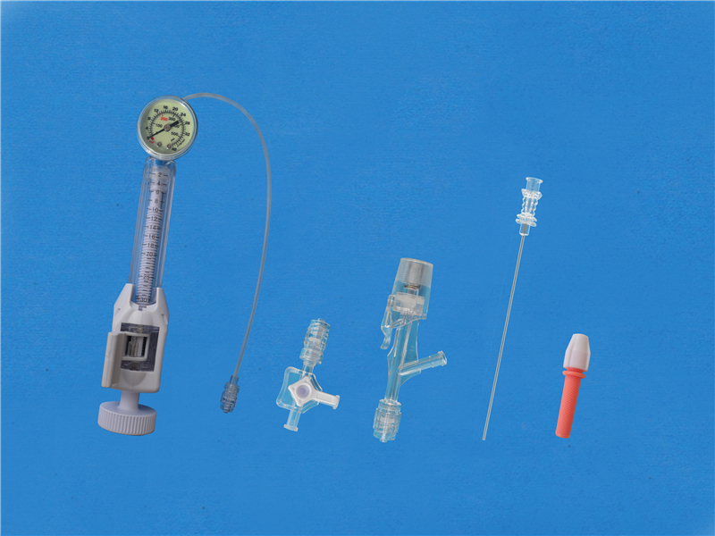 Disposable inflation device kits S type, 30ml 40atm, with C13 Y connector kits