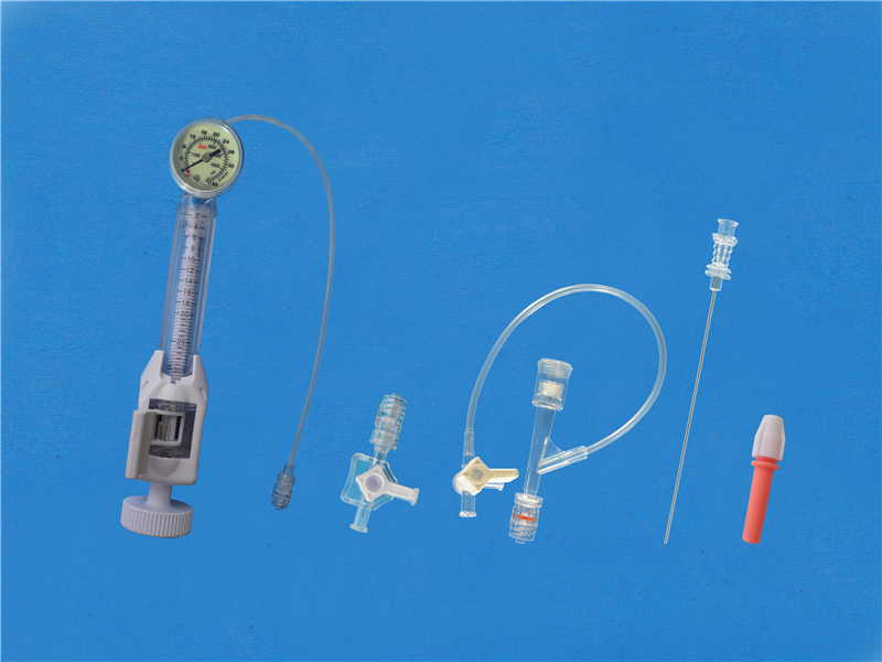 Disposable inflation device kits S type, 30ml 40atm, with P14 Y connector kits