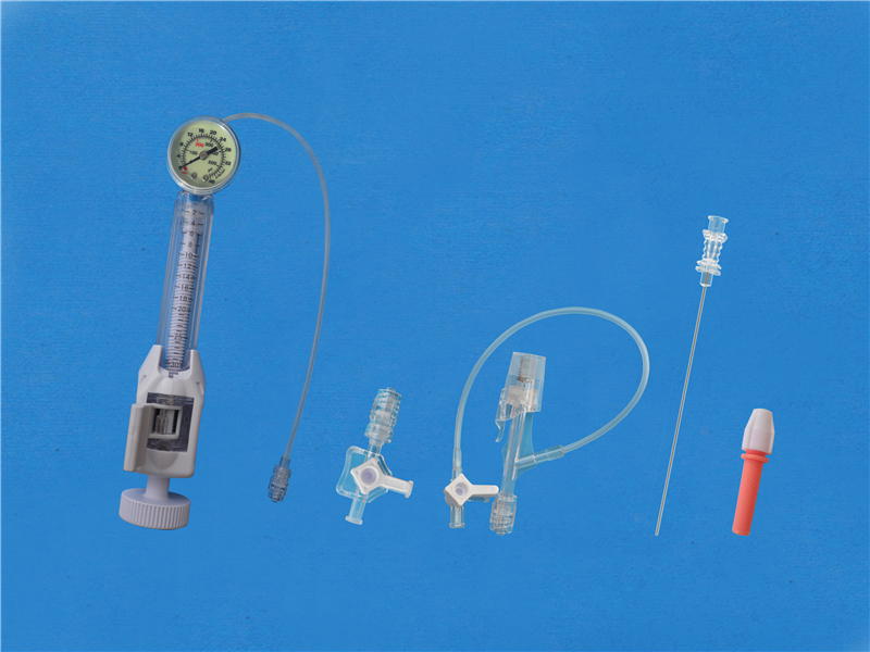 Disposable inflation device kits S type, 30ml 40atm, with C14 Y connector kits