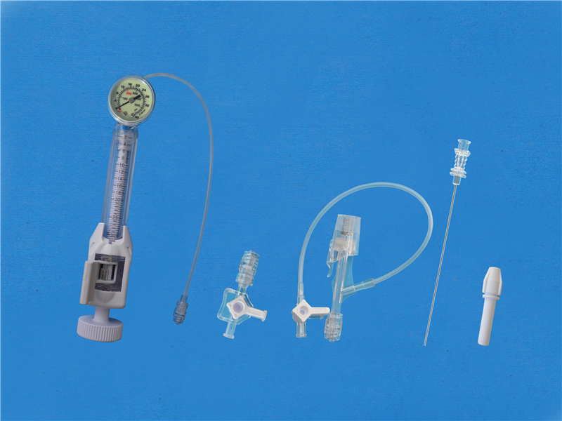 Disposable inflation device kits S type, 30ml 40atm, with C18 Y connector kits