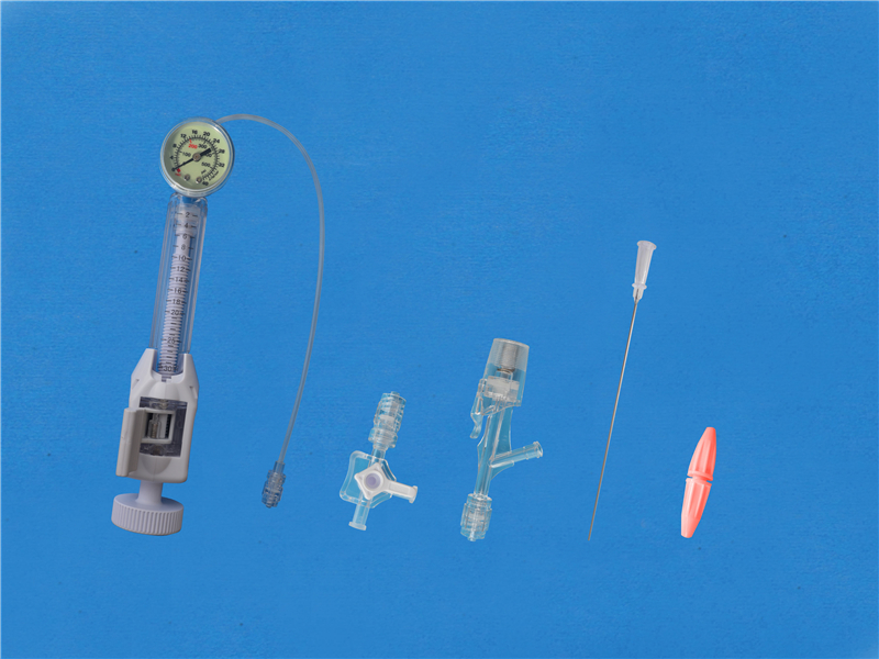 Disposable inflation device kits S type, 30ml 40atm, with C23 Y connector kits